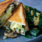 Croque-monsieurs champignons épinards